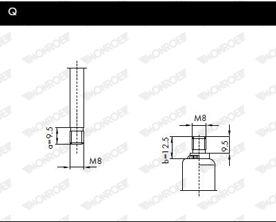 MONROE ML5591 MONROE MaxLift Gasfeder, Koffer-/Laderaum