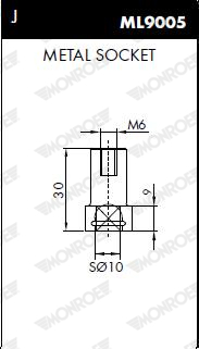MONROE ML5652 MONROE MaxLift Gasfeder, Koffer-/Laderaum