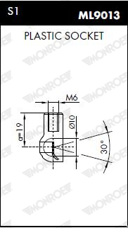 MONROE ML5658 MONROE MaxLift Gasfeder, Koffer-/Laderaum