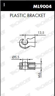 MONROE ML5840 MONROE MaxLift Gasfeder, Koffer-/Laderaum