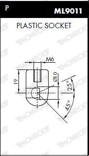 MONROE ML6306 MONROE MaxLift Gasfeder, Koffer-/Laderaum