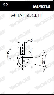 MONROE ML6337 MONROE MaxLift Gasfeder, Koffer-/Laderaum