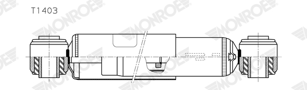 MONROE T1403 MONROE MAGNUM Axle Stoßdämpfer