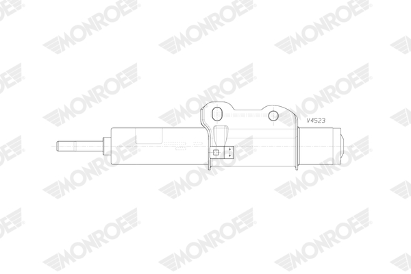 MONROE V4523 LEVEL-LIGHT Αμορτισέρ for MERCEDES-BENZ