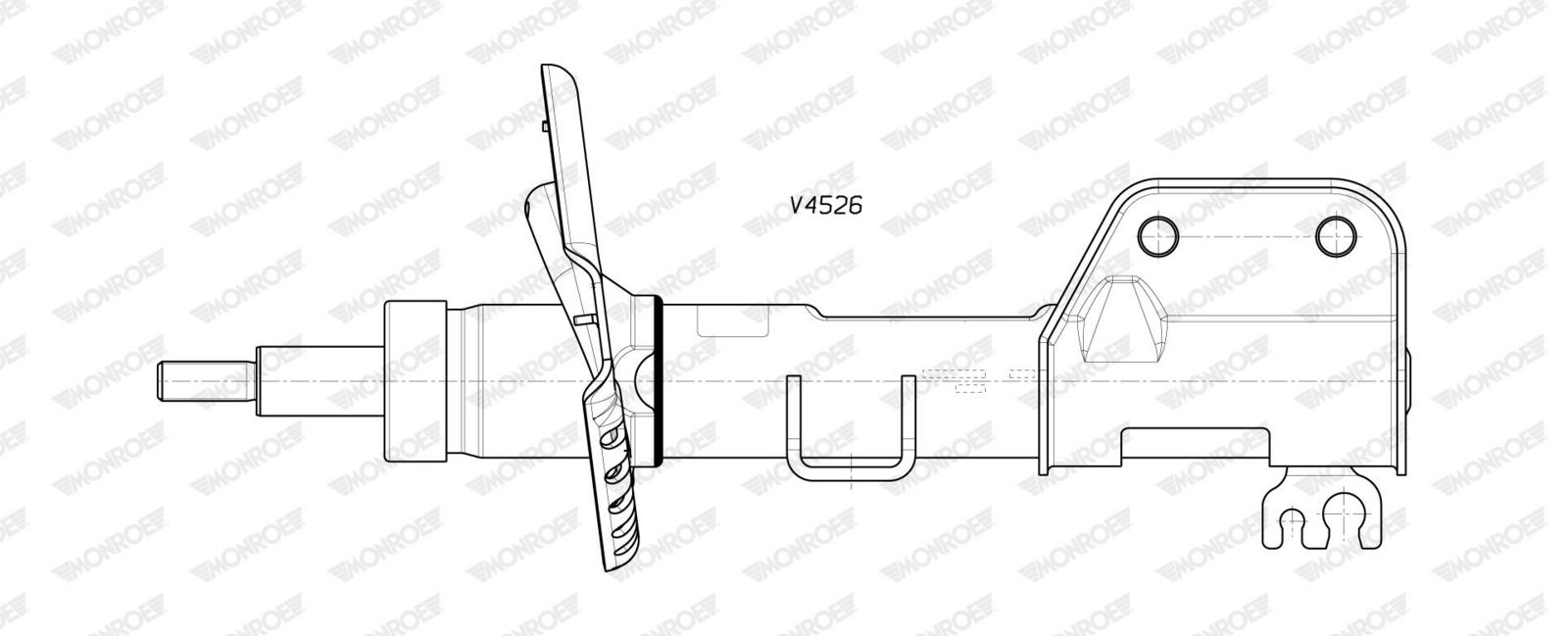 MONROE V4526 MONROE ORIGINAL (Gas Technology) Αμορτισέρ for MAN VW