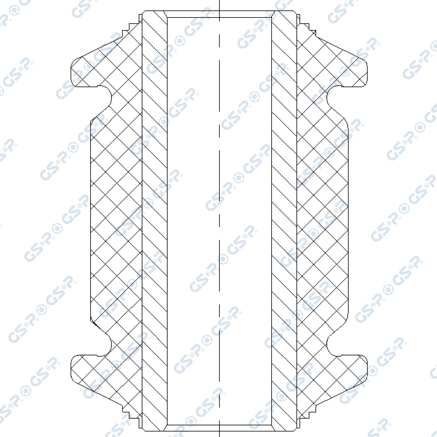 GSP 550683 Έδραση, ψαλίδι