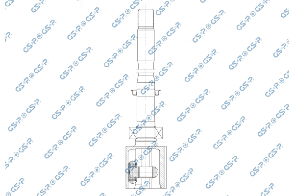 GSP 603208 Sada kĺbov hnacieho hriadeľa