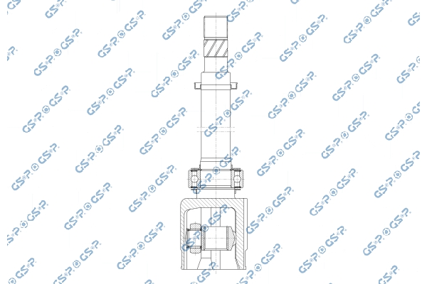 GSP 641142 Σετ άρθρωσης, άξονας μετάδ. κίν. for NISSAN