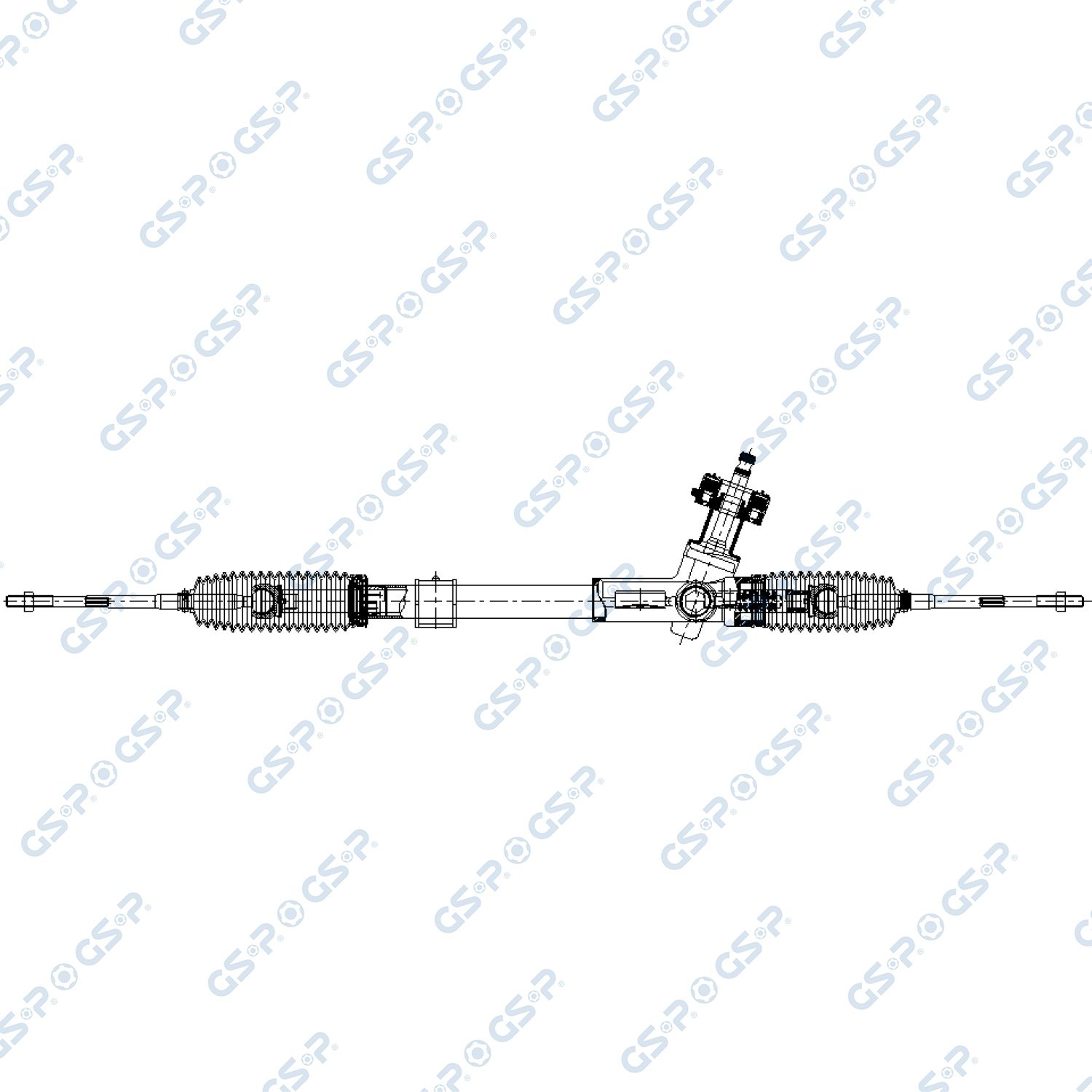 GSP SR801135 Steering Gear for HYUNDAI KIA