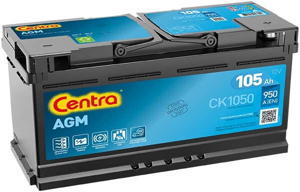 CENTRA CK1050 CENTRA AGM Starter Battery