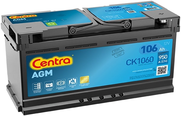 CENTRA CK1060 CENTRA AGM Starter Battery
