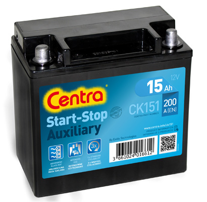CENTRA CK151 CENTRA Start-Stop Auxiliary Starter Battery