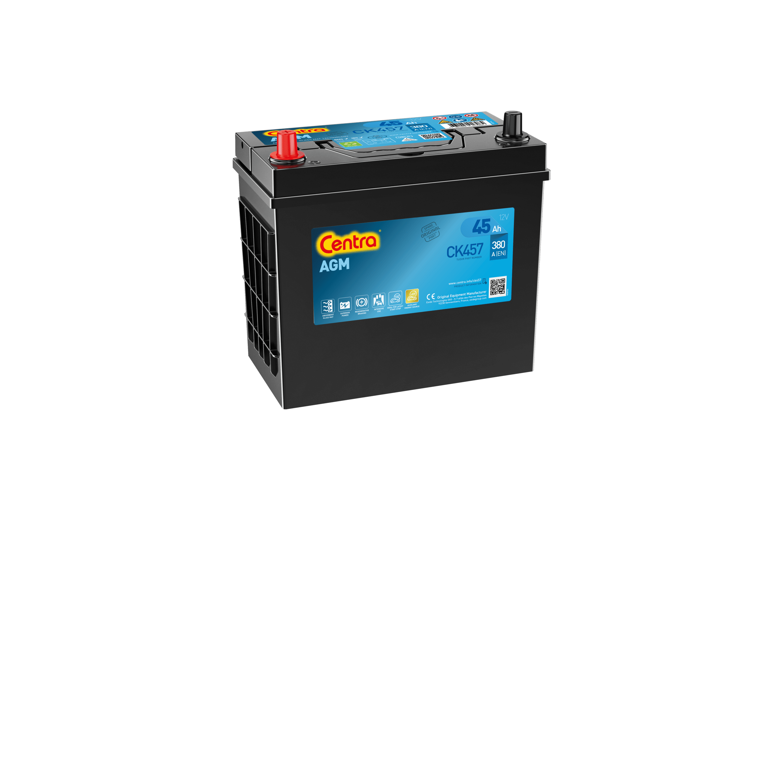CENTRA CK457 CENTRA AGM Starter Battery