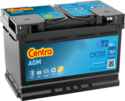 CENTRA CK720 CENTRA AGM Starter Battery