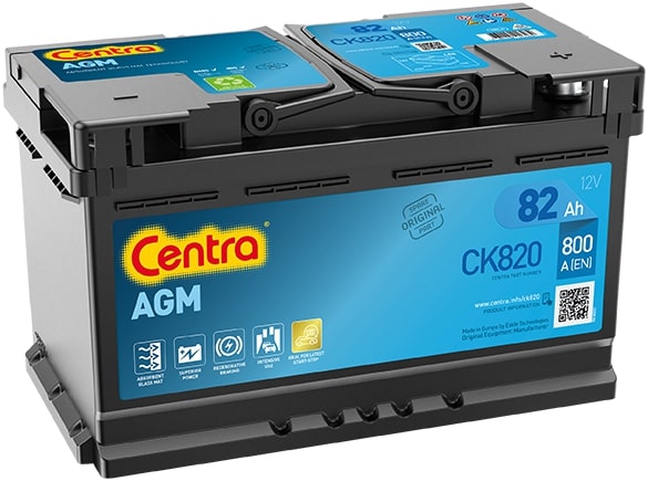 CENTRA CK820 CENTRA AGM Starter Battery