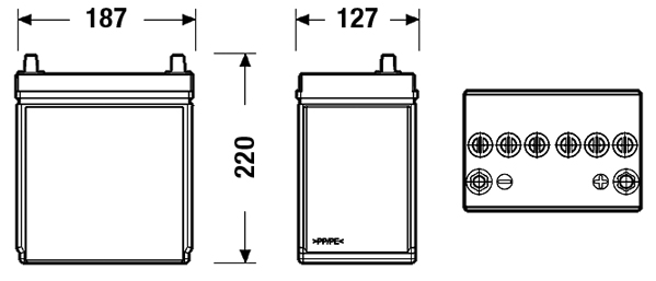 CENTRA CB356 PLUS ** Starter Battery