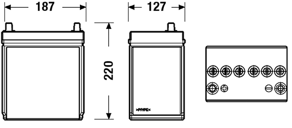 CENTRA CB357 PLUS ** Starter Battery