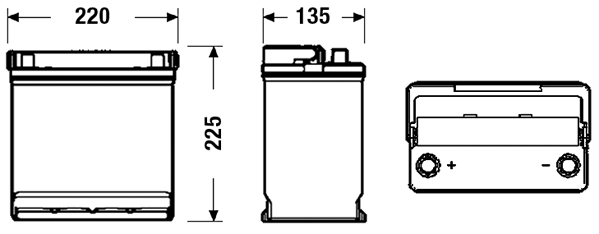 CENTRA CB451 PLUS ** Starter Battery