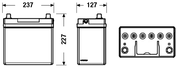 CENTRA CB455 PLUS ** Starter Battery