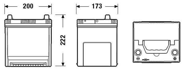 CENTRA CB504 PLUS ** Starter Battery