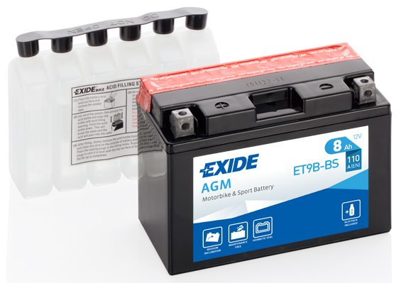 CENTRA ET9B-BS EXIDE Equipment AGM Starter Battery