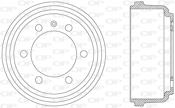 OPEN PARTS BAD9004.10 Ταμπούρο