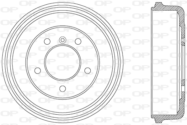 OPEN PARTS BAD9014.10 Ταμπούρο