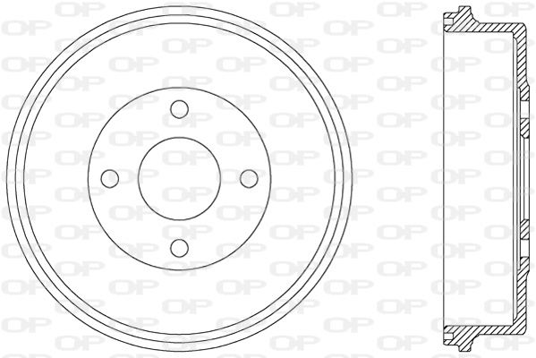 OPEN PARTS BAD9017.10 Ταμπούρο