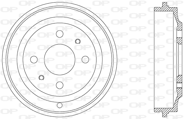 OPEN PARTS BAD9031.10 Ταμπούρο