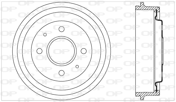 OPEN PARTS BAD9033.20 Ταμπούρο