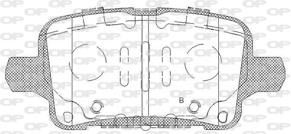 OPEN PARTS BPA1628.12 Σετ...