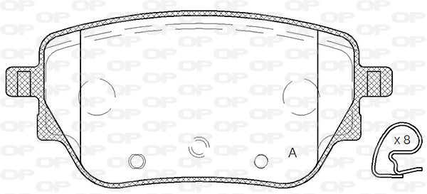 OPEN PARTS BPA1838.00 Σετ...