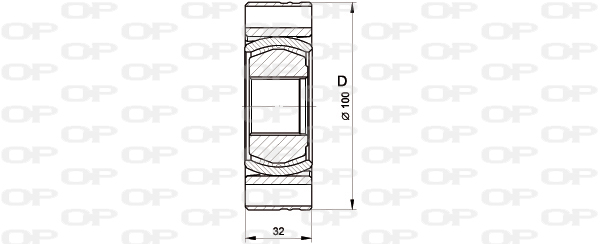 OPEN PARTS CVJ5545.20 Σετ...
