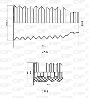 OPEN PARTS DCK5012.04 Σετ...