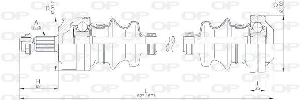 OPEN PARTS DRS6186.00...