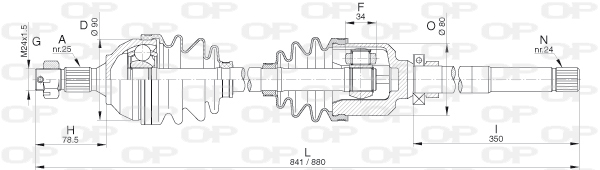 OPEN PARTS DRS6264.00...