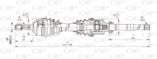 OPEN PARTS DRS6337.00...