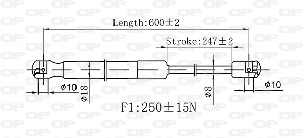 OPEN PARTS GSR6543.00...