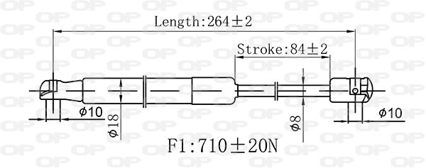 OPEN PARTS GSR6586.00...