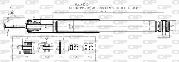 OPEN PARTS SAB8319.32...