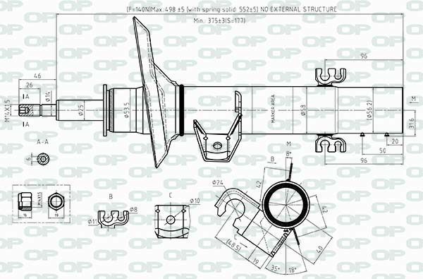 OPEN PARTS SAB8514.31...