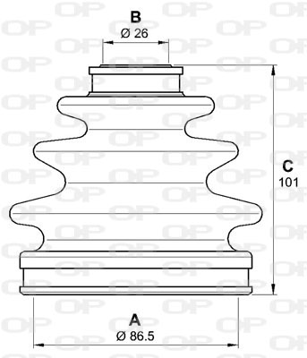 OPEN PARTS SJK7152.00 Σετ...