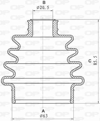 OPEN PARTS SJK7225.00 Σετ...
