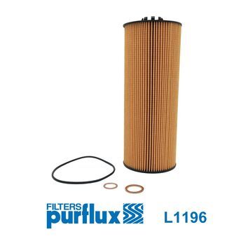 PURFLUX L1196 Oil Filter for MERCEDES-BENZ
