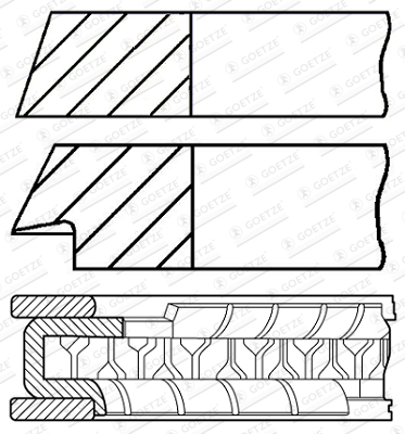 GOETZE ENGINE 08-102400-00...