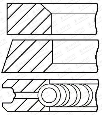 GOETZE ENGINE 08-105400-00...