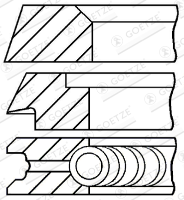 KOLBENSCHMIDT 800018411060 Stempelringsett