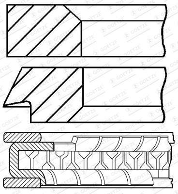 GOETZE ENGINE 08-424800-10...