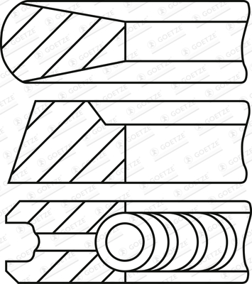 KOLBENSCHMIDT 800001011000 Stempelringsett