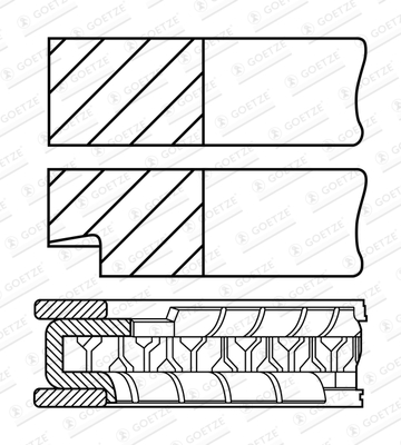 GOETZE ENGINE 08-452200-00...